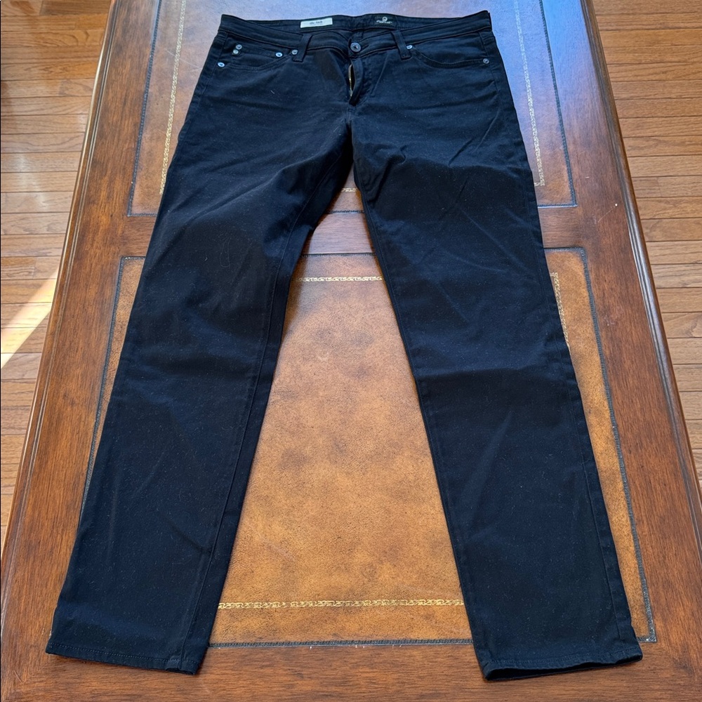 AG Adriano Goldschmied The Stilt Cigarette Leg Jeans in Black